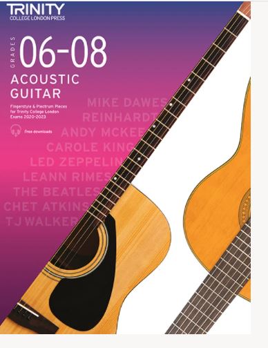 TRINITY ACOUSTIC GUITAR PIECES 2020-23 GRADES 6-8