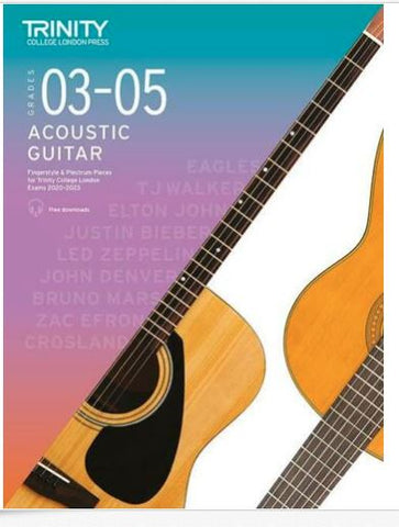 TRINITY ACOUSTIC GUITAR PIECES 2020-23 GRADE 3-5