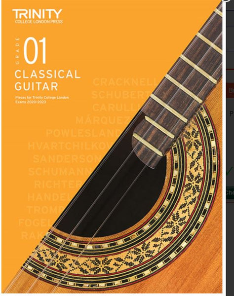 TRINITY CLASSICAL GUITAR PIECES 2020-23 GRADE 1
