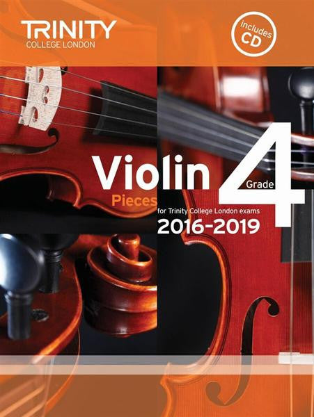 Trinity Violin Exam Pieces 2016-19 Vln/Pno/CD