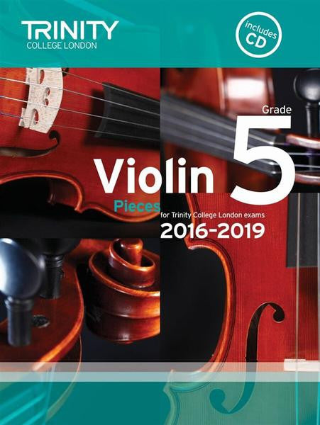Trinity Violin 2016/19 Grade 5 Score/Part/CD