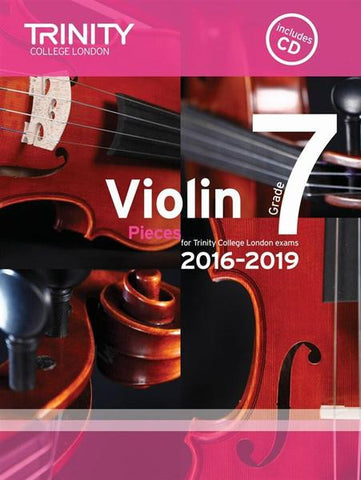 Trinity Violin 2016/19 Grade 7 Score/Part/CD