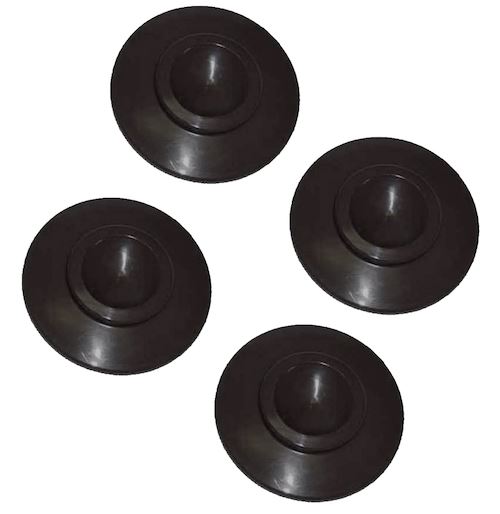 Castor Cups Yamaha Black