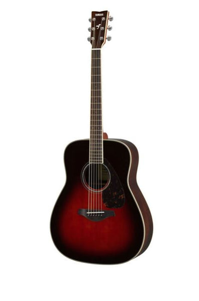 YAMAHA GUITAR FOLK NATURAL SOLID TOP TOBACCO BURST