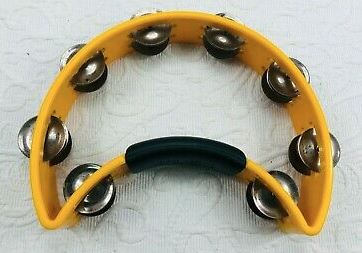 TAMBOURINE 1/2 MOON YELLOW