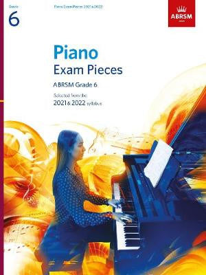ABRSM Piano Exam Pieces Grade 6 2021-22 Book