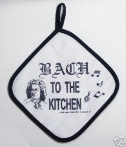 Pot Holder Bach To The Kitchen