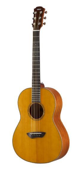 Yamaha CSF3MVN Palor Style All Solid Wood Acoustic Electric Guitar w/bag