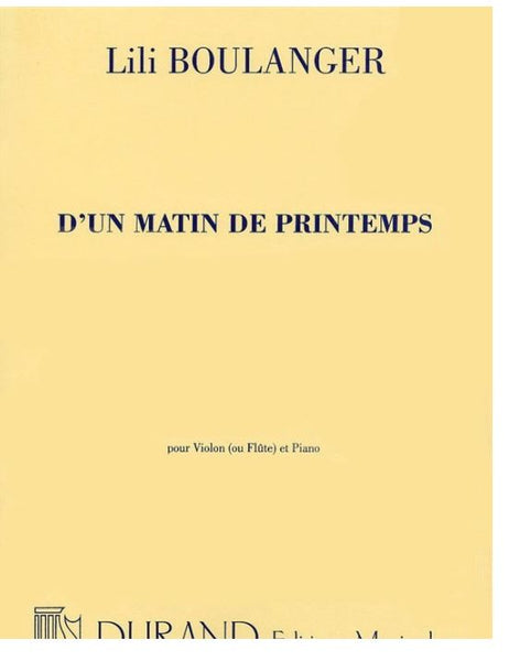 Dun Matin de Printemps Fl (Vln) Pno