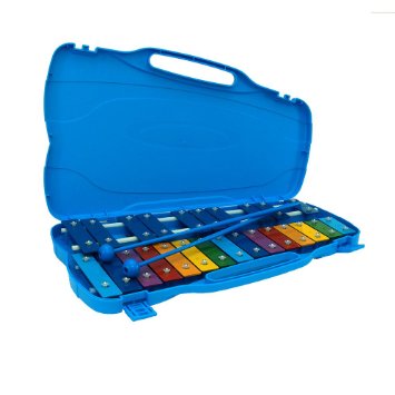 25 Note Glockenspiel Coloured Keys