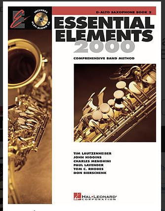 Essential Elements 2000 Bk 2 Alto Sax Bk/Cd