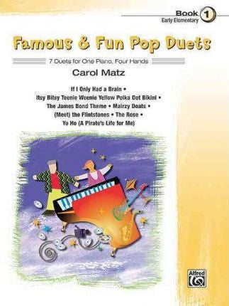 Famous And Fun Pop Duets Bk 1 Arr Matz
