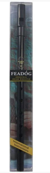 Feadog Irish Pro Whistle D Black