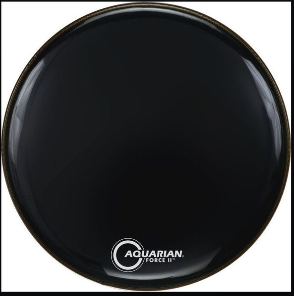 22 Inch Drum Head Resonator Black Force 11 - Shearer's Music Works