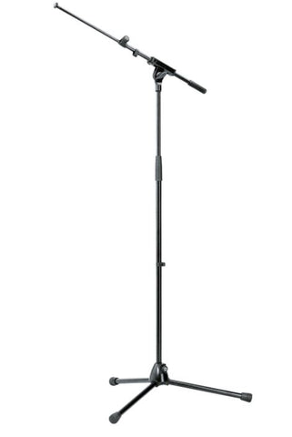 K&M Microphone Boom Stand - Soft Touch Black