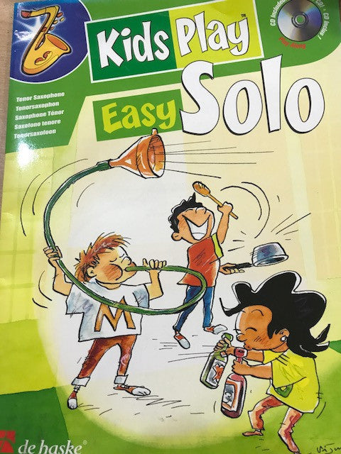 Kids Play Easy Solos Tenor Sax Bk/Cd