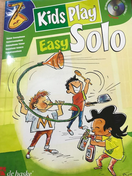 Kids Play Easy Solos Tenor Sax Bk/Cd