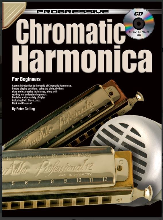Progressive Chromatic Harmonica Bk/Cd