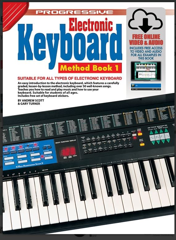 Progressive Electronic Keyboard Method Book 1 Bk