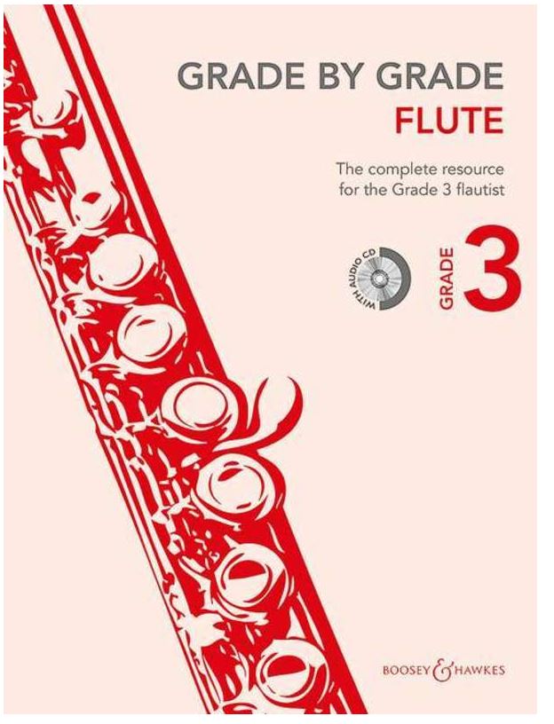 Grade by Grade Flute Gr 3 Bk/Cd