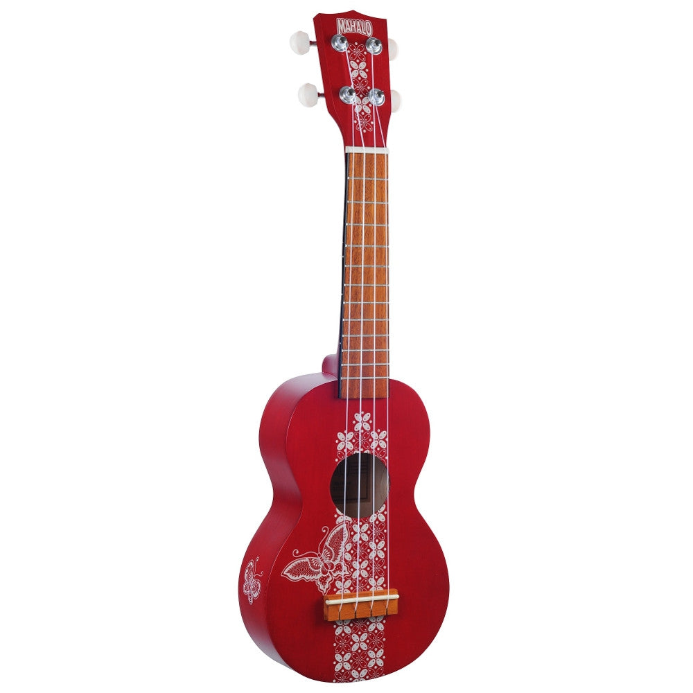 UKULELE MAHALO BATIK TRANS RED