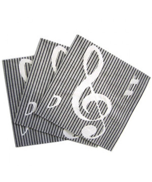 Napkins Clefs and Stripes