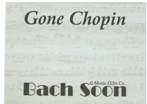 Post It Notes Gone Chopin