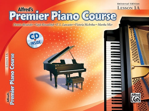 Premier Piano Course Lvl 1A Lesson Bk/Cd Univesa