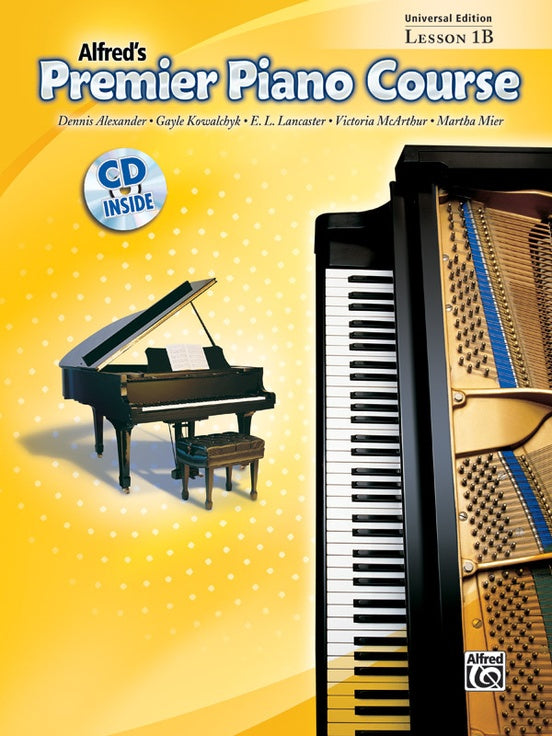 Premier Piano Course Lvl 1B Lesson Bk/Cd Univesa