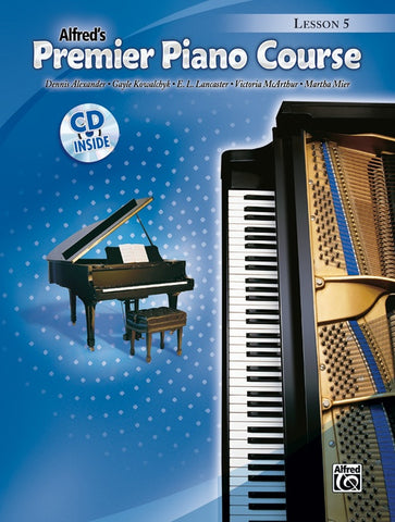 Premier Piano Course Lesson Book 5 Bk/Cd