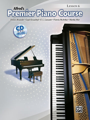 Premier Piano Course Lesson Bk 6 Bk/Cd