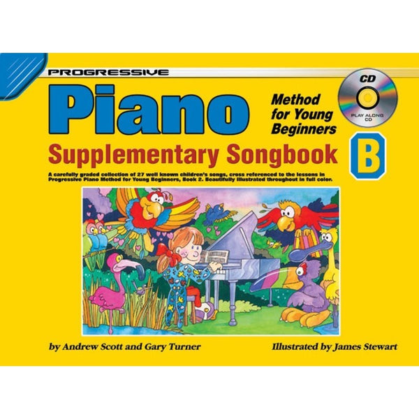 Progressive Piano Mth Yng Beg Supp Songbook B