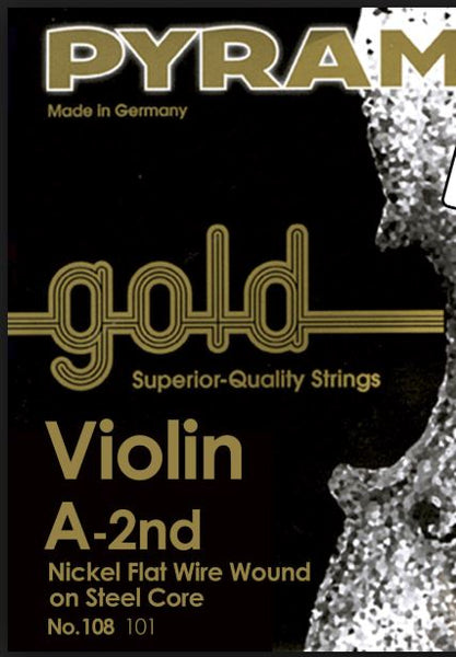 2Nd A Violin String Flat Nickel Wound
