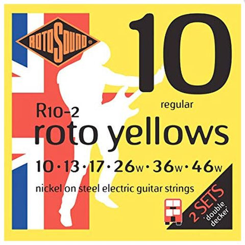 String Electric 2 Pack Rotosound 10-46