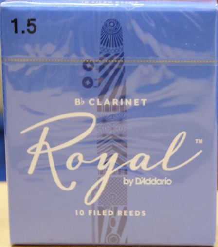B Flat Clarinet Reed 1.5 Q/P10 Royal - Shearer's Music Works
