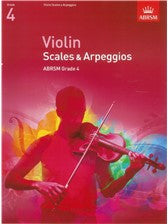 A B Violin Scales & Arpeggios Gr 4 from 2012