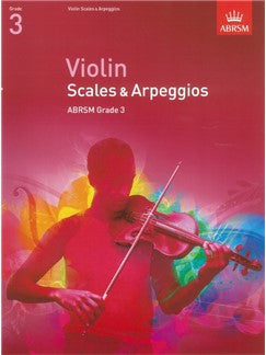 A B Violin Scales & Arpeggios Gr 3 from 2012