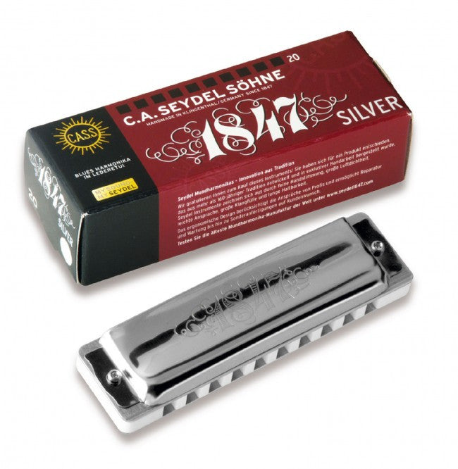 Blues 1847 Silver A Harmonica