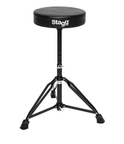 Stagg Drum Throne Double Braced - Black