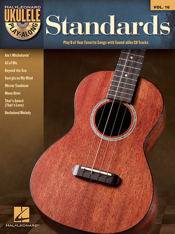 Standards Ukulele Play Along Bk/Cd Vol 16