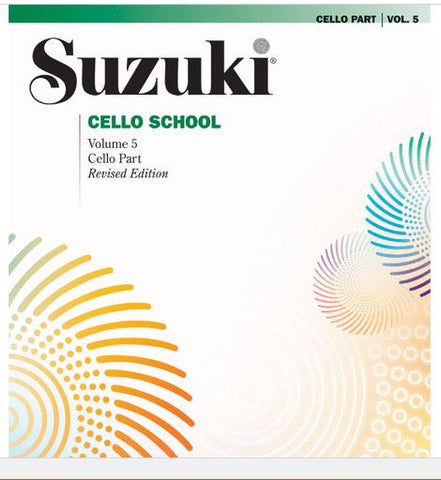 Suzuki Cello School Bk 5 Cello Part