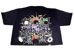 T-Shirt Drums Rockin After Midnight