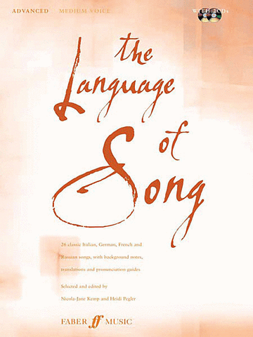 Language Of Song Advanced Med Voice Bk/Cd