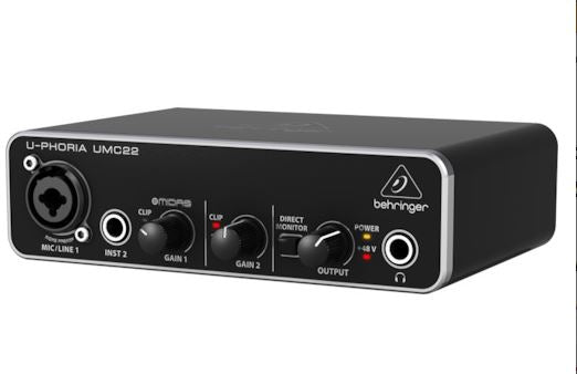 BEHRINGER 2 X 2 USB AUDIO INTERFACE